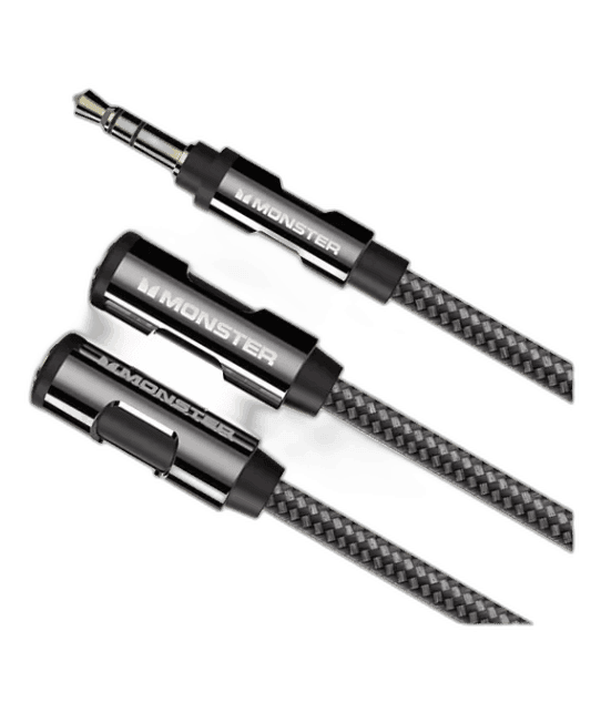 MONSTER CABLE ESSENTIAL REPARTITEUR JACK 3.5MM M/2F 0.15M
