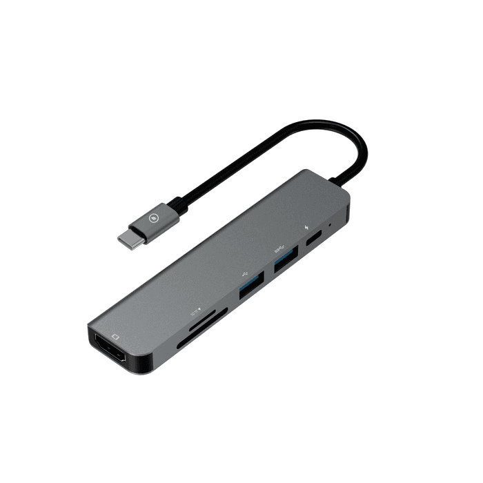 HUB USB C 6 EN 1 MUVIT HDMI